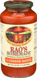 Raos Homemade Four Cheese Sauce, 24 Ounce -- 6 per case
