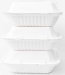 Greenprint 1 Compartment Clamshell Box, 8 x 8 inch -- 200 per case