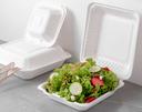 Greenprint 3 Compartment Clamshell Box, 9 x 9 inch -- 200 per case