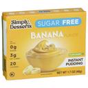 Simply Desserts Sugar Free Banana Flavor Instant Pudding, 1.7 Ounce -- 6 per case