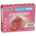 Simply Desserts Strawberry Flavor Instant Pudding and Pie Filling, 1.7 Ounce -- 6 per case