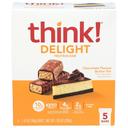 Think Delight Chocolate Peanut Butter Pie Keto Protein Bar, 7.05 Ounce -- 6 per case