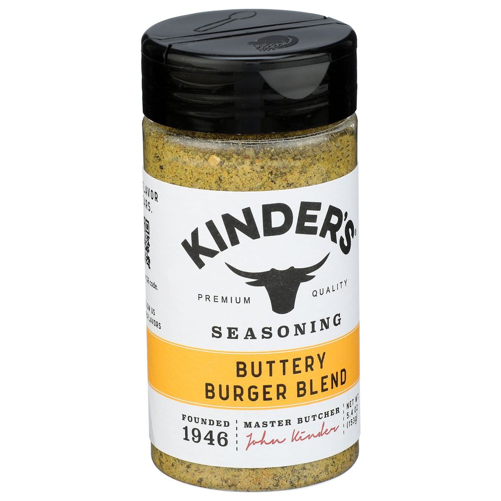 Kinders Buttery Burger Blend Seasoning, 5.4 Ounce -- 6 per case
