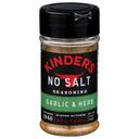 Kinders No Salt Garlic and Herb Seasoning, 2.4 Ounce -- 8 per case