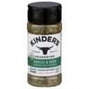 Kinders Organic Garlic N Herb with Sea Salt and Lemon Seasoning, 3.2 Ounce -- 8 per case