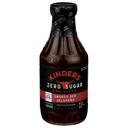Kinders Smoked Red Jalapeno Zero Sugar BBQ Sauce, 17.5 Ounce -- 6 per case