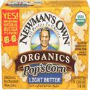 Newmans Own Organic Pops Corn Light Butter Microwave Popcorn, 8.4 Ounce