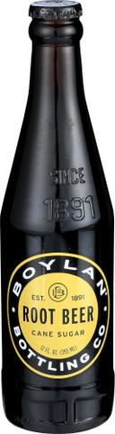 Boylan Cane Sugar Root Beer Soda, 12 Ounce -- 12 per case.