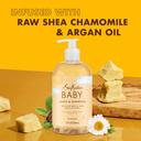 Shea Moisture Raw Shea Chamomile Argan Oil Baby Wash and Shampoo, 13 Ounce -- 24 per case
