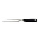 Mercer Culinary Genesis Steel/Black Forged Straight Fork, 7 inch