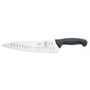 Mercer Culinary Millennia Black Granton Edge Chefs Knife, 10 inch
