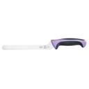 Mercer Culinary Millennia Colors Purple Offset Wavy Edge Bread Knife, 8 inch