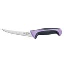 Mercer Culinary Millennia Colors Purple Curved Boning Knife, 6 inch