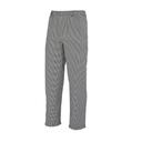 Mercer Culinary Black/White Large Millennia Unisex Cook Pants in Hounds Tooth