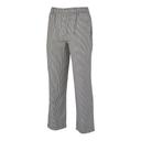 Mercer Culinary Black/White Large Genesis Unisex Chef Pants in Hounds Tooth