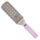 Mercer Culinary Millennia Perforated Turner with Purple Handle, 8 x 3 inch