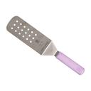 Mercer Culinary Millennia Perforated Turner with Purple Handle, 8 x 3 inch
