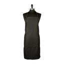 Mercer Culinary Black Genesis Bib Apron with Pocket
