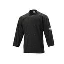 Mercer Culinary Millennia Air Black 2XL Unisex Cook Jacket with Full Mesh Back