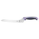 Mercer Culinary Millennia Colors Purple Offset Wavy Edge Bread Knife, 9 inch