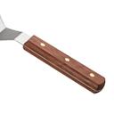 Mercer Culinary Praxis Brown Rosewood Handle Heavy Duty Turner, 5 x 4 inch
