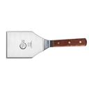 Mercer Culinary Praxis Brown Rosewood Handle Heavy Duty Turner, 5 x 4 inch