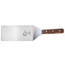 Mercer Culinary Praxis Brown Rosewood Handle Heavy Duty Turner, 8 x 4 inch