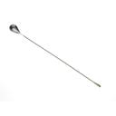 Barfly Stainless Steel Classic Bar Spoon with Teardrop End, 15 3/4 inch