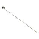 Barfly Stainless Steel Classic Bar Spoon with Teardrop End, 19 5/8 inch