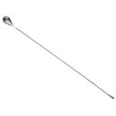 Barfly Stainless Steel Classic Bar Spoon with Teardrop End, 19 5/8 inch