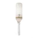Mercer Culinary Millennia Perforated Turner with White Handle, 8 x 3 inch