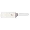 Mercer Culinary Millennia Perforated Turner with White Handle, 8 x 3 inch