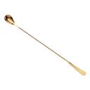 Barfly Gold Plated Japanese Style Standard Bar Spoon, 13 3/16 inch