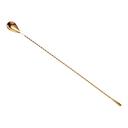 Barfly Gold Plated Classic Bar Spoon with Teardrop End, 15 3/4 inch