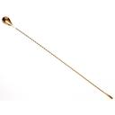 Barfly Gold Plated Classic Bar Spoon with Teardrop End, 19 5/8 inch