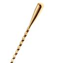 Barfly Gold Plated Double End Cocktail Stirrer, 13 3/16 inch