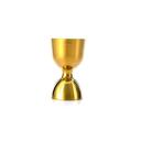 Barfly Gold Plated Heavy-Duty Straight Rim Bell Jigger, 1 x 2 Ounce