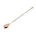 Barfly Copper Plated Classic Bar Spoon with Teardrop End, 11 13/16 inch