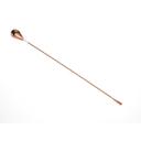 Barfly Copper Plated Classic Bar Spoon with Teardrop End, 15 3/4 inch