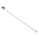 Barfly Copper Plated Classic Bar Spoon with Teardrop End, 19 5/8 inch