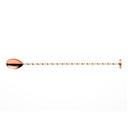 Barfly Copper Plated Bar Spoon with Muddler, 11 13/16 inch