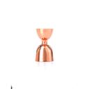 Barfly Copper Plated Heavy-Duty Straight Rim Bell Jigger, 1 x 2 Ounce