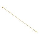 Barfly Gold Plated Double End Stirrer, 17 1/8 inch