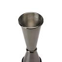 Barfly Gun Metal Black Japanese Style Jigger, 1 x 2 Ounce