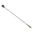 Barfly Gun Metal Black Japanese Style Standard Bar Spoon, 17 1/8 inch