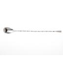 Barfly Stainless Steel Twisted Shaft Angled Bar Spoon, 11 7/8 inch