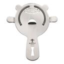 Barfly Stainless Steel Heavy Duty 4 Prong Spring Bar Strainer, 5 5/8 inch Overall Length