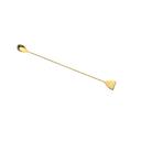 Barfly Gold Plated Bar Spoon with Strainer End, 15 3/4 inch