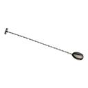 Barfly Gun Metal Black Bar Spoon with Muddler, 11 13/16 inch