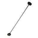 Barfly Gun Metal Black Bar Spoon with Muddler, 15 3/4 inch